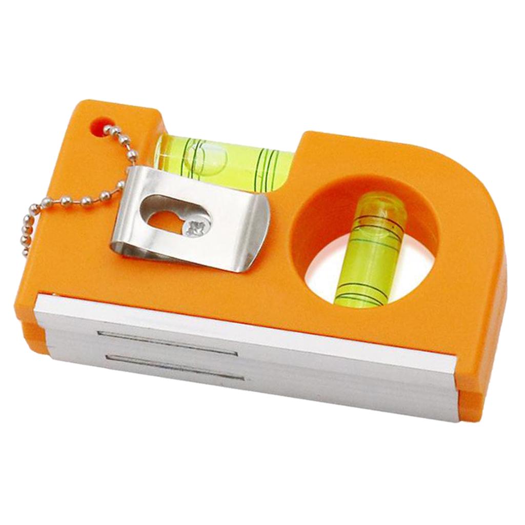 Portable Magnetic Small Pocket Level Tool with Two Bubble Spirit Leveler