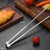 1Pcs 7/9/12Inch Food Clip 304 Stainless Steel BBQ Steak Clip New Grill Tongs  Cooking Utensils