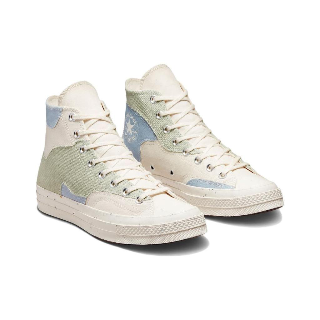 Converse Chuck 70 High Craft Mix - кроссовки унисекс Natural Summit Sage, зеленые A02750C