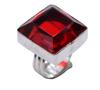 Red Garnet Gemstone Ethnic Handmade Antique Design Ring US Size-7.5 Z 113