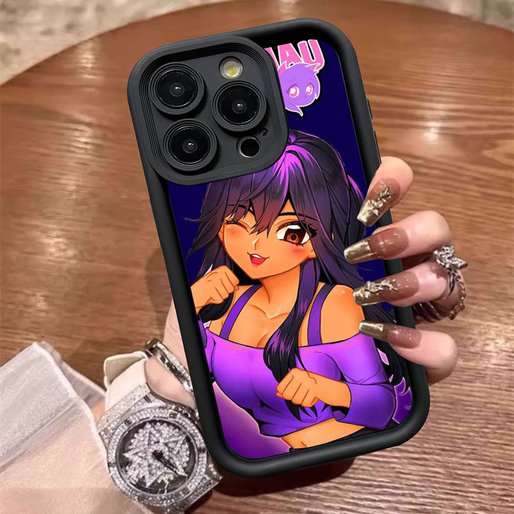 Милый и смешной чехол для телефона Aphmau для IPhone 17 16 15 14 13 12 11 Pro Max Plus Силиконовый ударопрочный чехол
