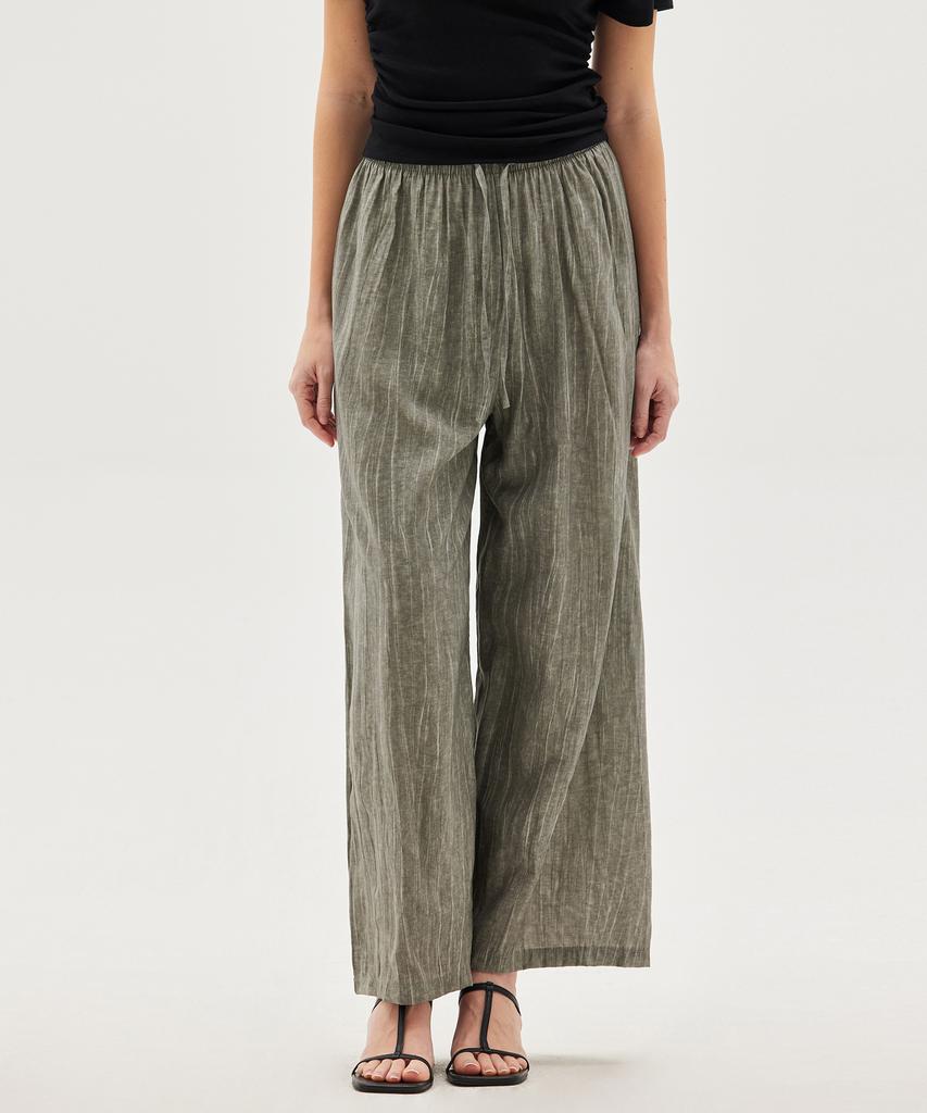 TOPGIRL Stripe Relaxed Banding Pants_T513Bt703