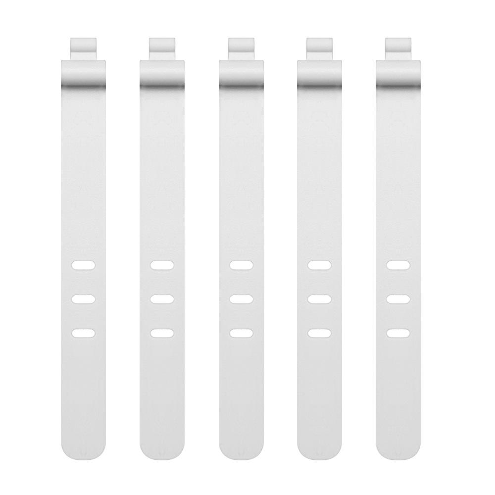 5pcs/set Silicone Cable Fixing Tie Releasable Cable Winders Strap