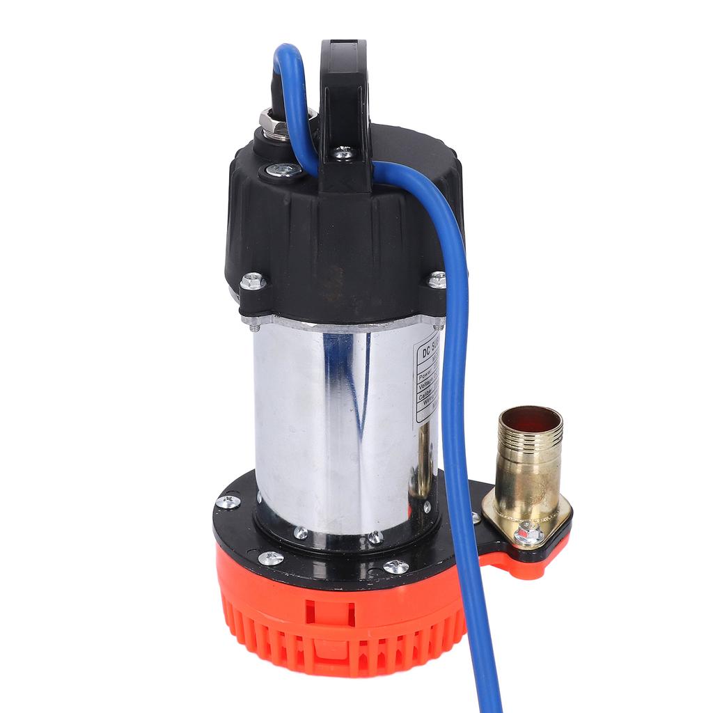 24 В постоянного тока погружной насос 220 Вт 8 м высокий подъем большой поток DC солнечный глубокий скважинный насос для фермы ранчо