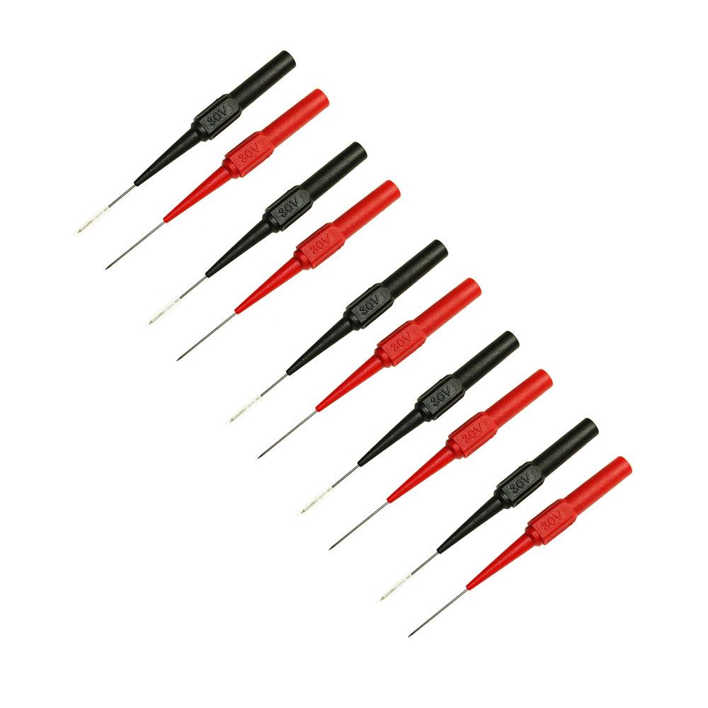 10 шт. 30 В Инструменты для диагностики приборов Мультиметр Тестовый щуп с игольчатым наконечником Автомобильные инструменты Аксессуары для автомобильного набора