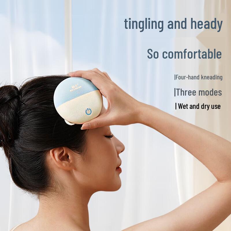 HEZHENG Dry & Wet Kneading Head Massager