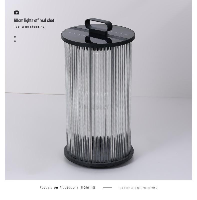 New Chinese Style Solar Outdoor Pillar Light for Villa Courtyard Entrance