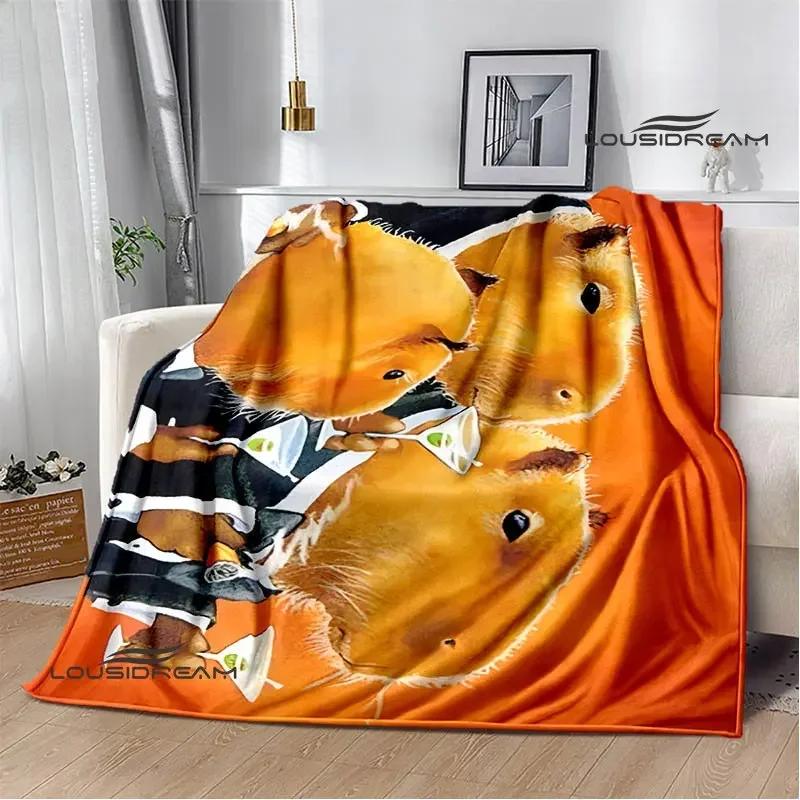 Одеяло Capybara Club в стиле аниме, одеяло cubre cama, теплое одеяло, одеяла для кроватей, одеяло для пикника, подарок на день рождения