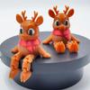 Snowman Elk Christmas Decoration 3D Printing Xmas Pendant Figurines Ornaments  Festive Collection