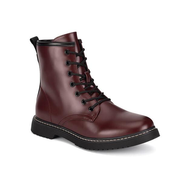 Jenny Fairy WS2696-02 Burgundy Ankle Boots