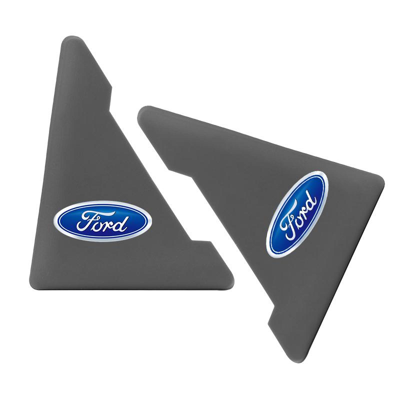 2PCS Silicone Car Door Corner Cover Bumper Collision Anti-scratch Protector For Ford focus Fiesta EcoSport ESCORT ranger fusion CVW1 QQ21