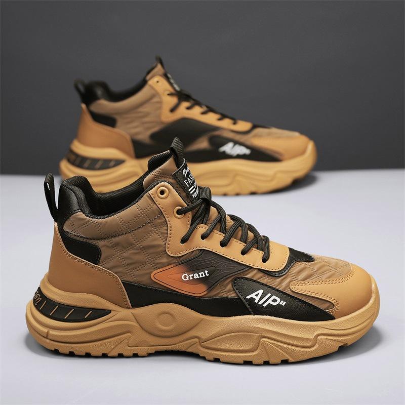 Модная мужская обувь осень-зима новая повседневная спортивная обувь для бега на открытом воздухе ботильоны на платформе удобные вулканизированные кроссовки для мужчин