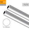 7075 Aviation aluminum tube Aluminum alloy pipe High precision super hard material For tents  Hiking poles OD 5 to OD 30mm
