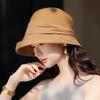 Элегантная соломенная шляпа-ведро с тентом, женская дорожная пляжная соломенная шляпа для отдыха на открытом воздухе