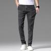 Stretch Men's Jeans Summer New Youth Popular Small Straight Trousers Men's Multi-pocket Casual Trousers