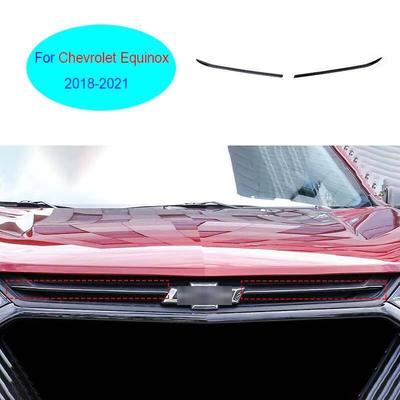 Для Chevrolet Equinox 2018-21 Ярко-черная Передняя Центральная Сетчатая Решетка Решетка Полоса