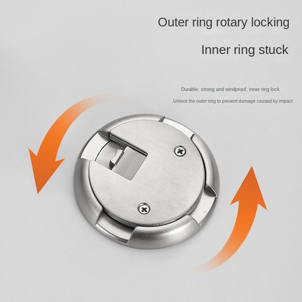 Heavy Duty Door Holder Non-punch Door Stop New Mechanical Door Stopper Furniture