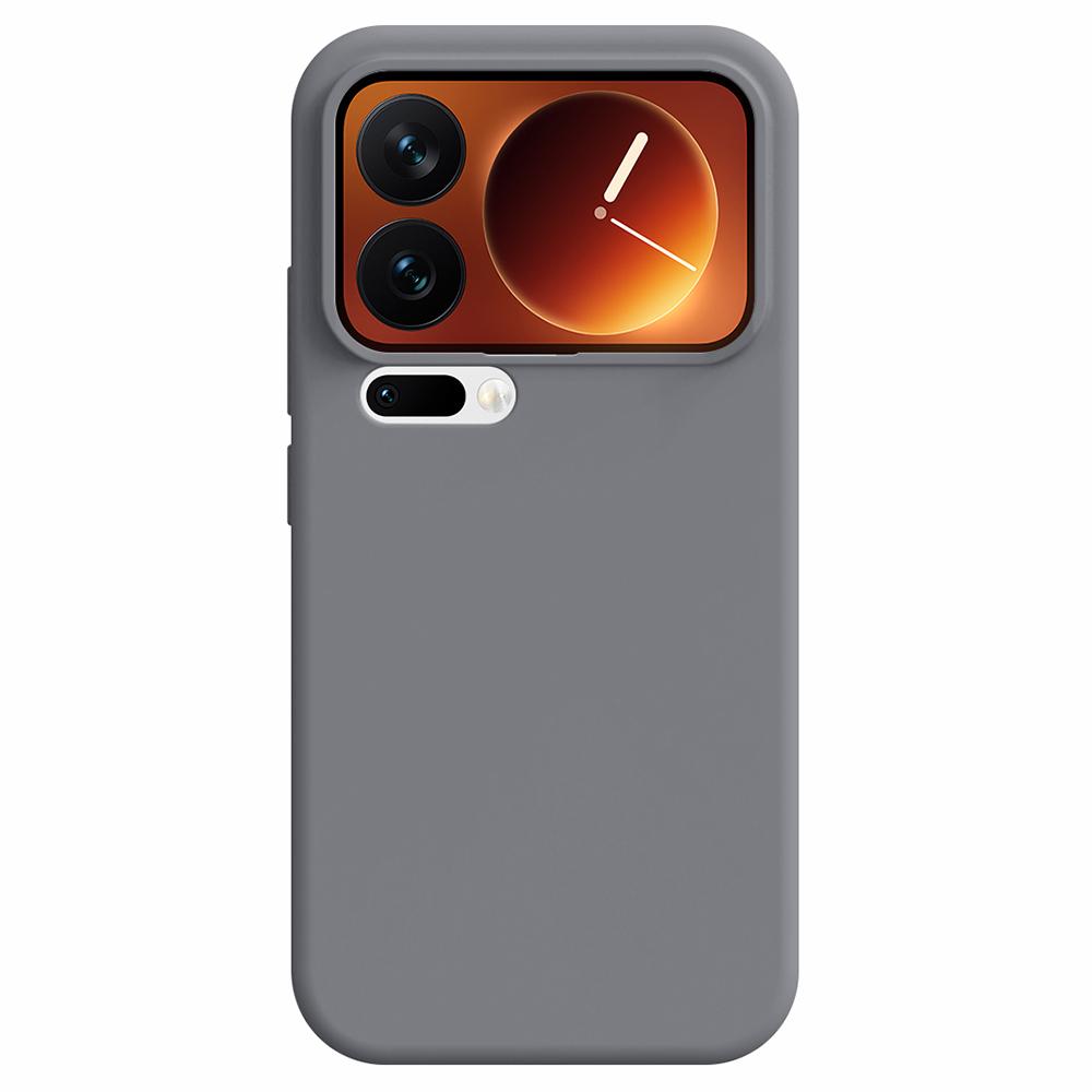 For Xiaomi 17 Pro Case Skin-Friendly Liquid Silicone + PC Phone Cover