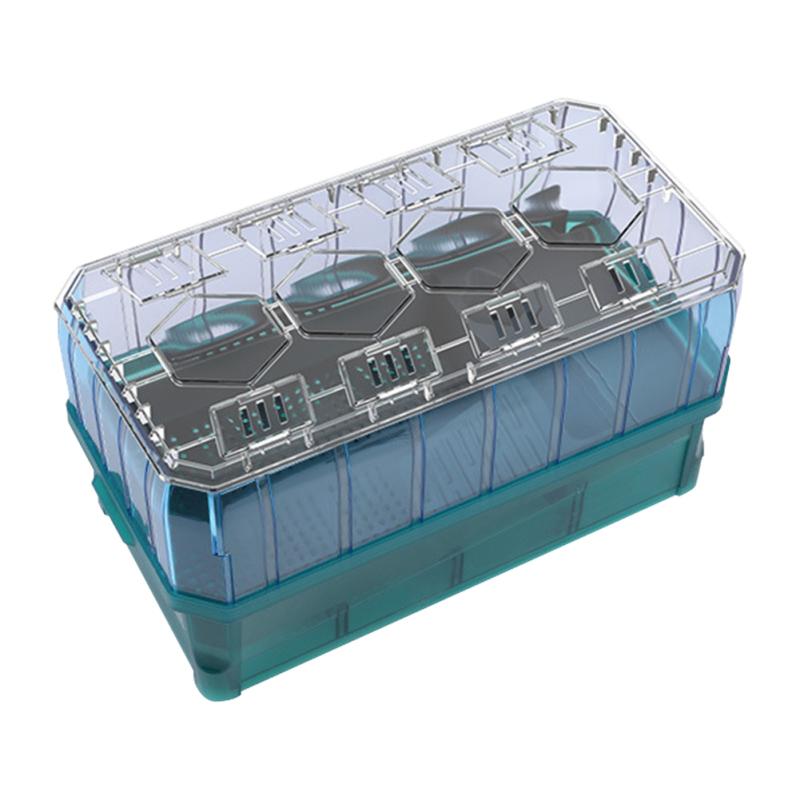 Аквариум для разведения черепах, Террариумы для рептилий, Пластиковый аквариум для черепах с кожухом,