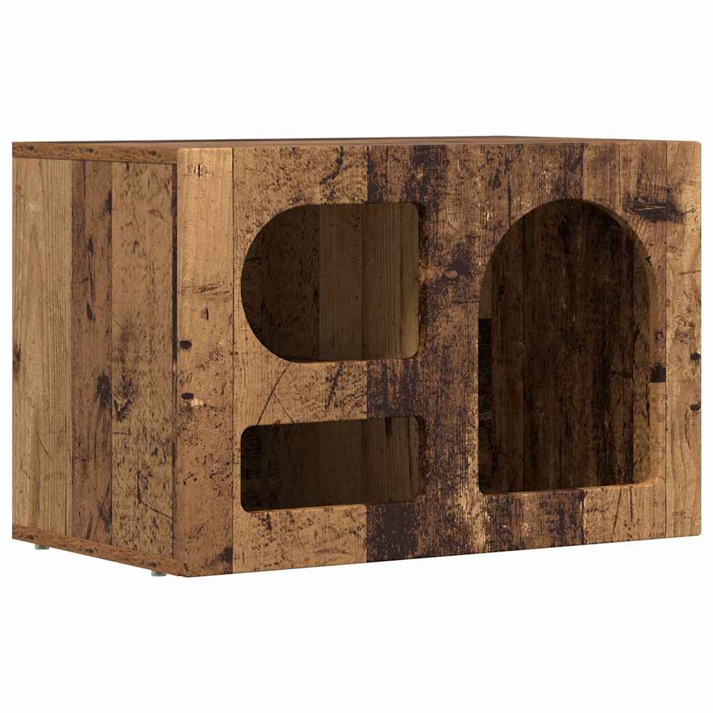 TV Stand Reclaimed Wood Look 60 x 35 x 40 cm Engineered Wood