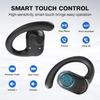 Наушники Bluetooth 5.4 с открытым ухом, светодиодным дисплеем, стереозвуком, беспроводные наушники-вкладыши с микрофоном, водонепроницаемые наушники для тренировок и бега