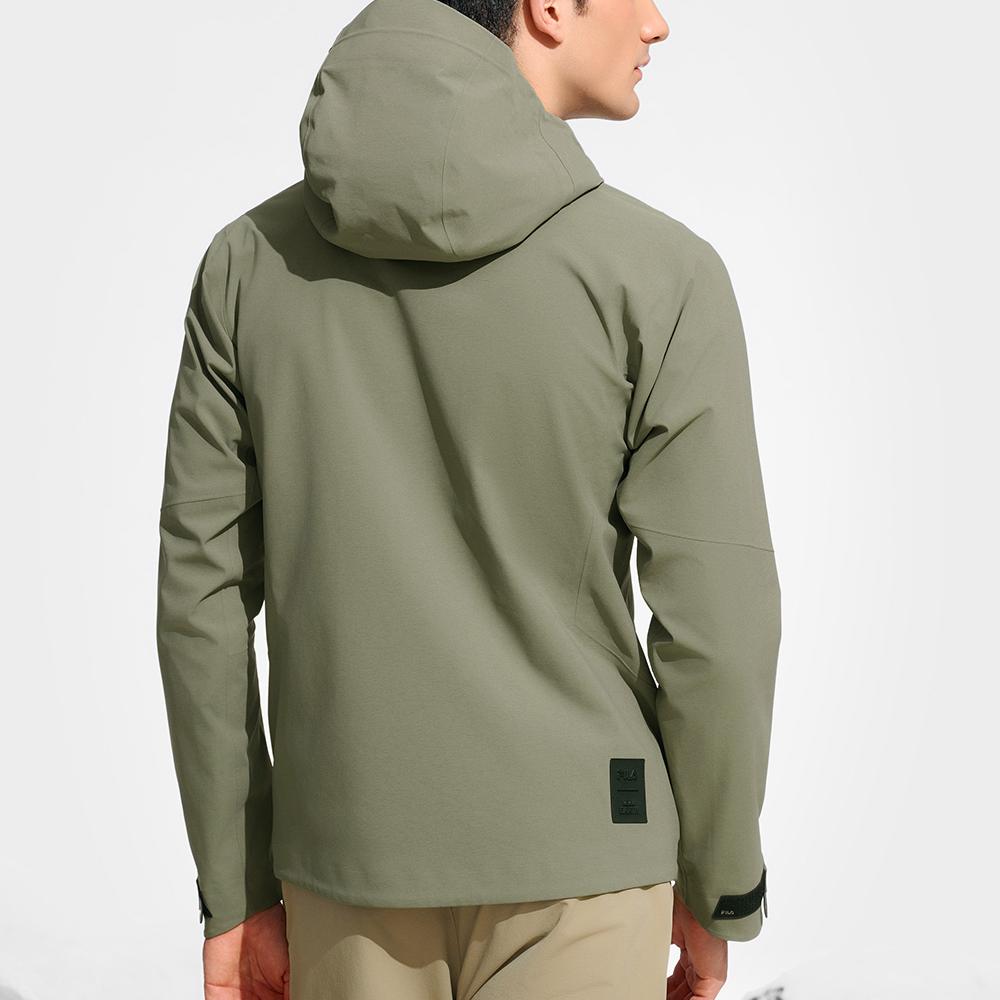 Fila Мужская ветровка Зеленый ель A11M447704FKK