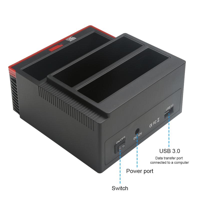2,5 "/3,5" USB 3.0 до 2 SATA 1 IDE HDD Жесткий диск Док-станция Кардридер USB3.0 M2 TF
