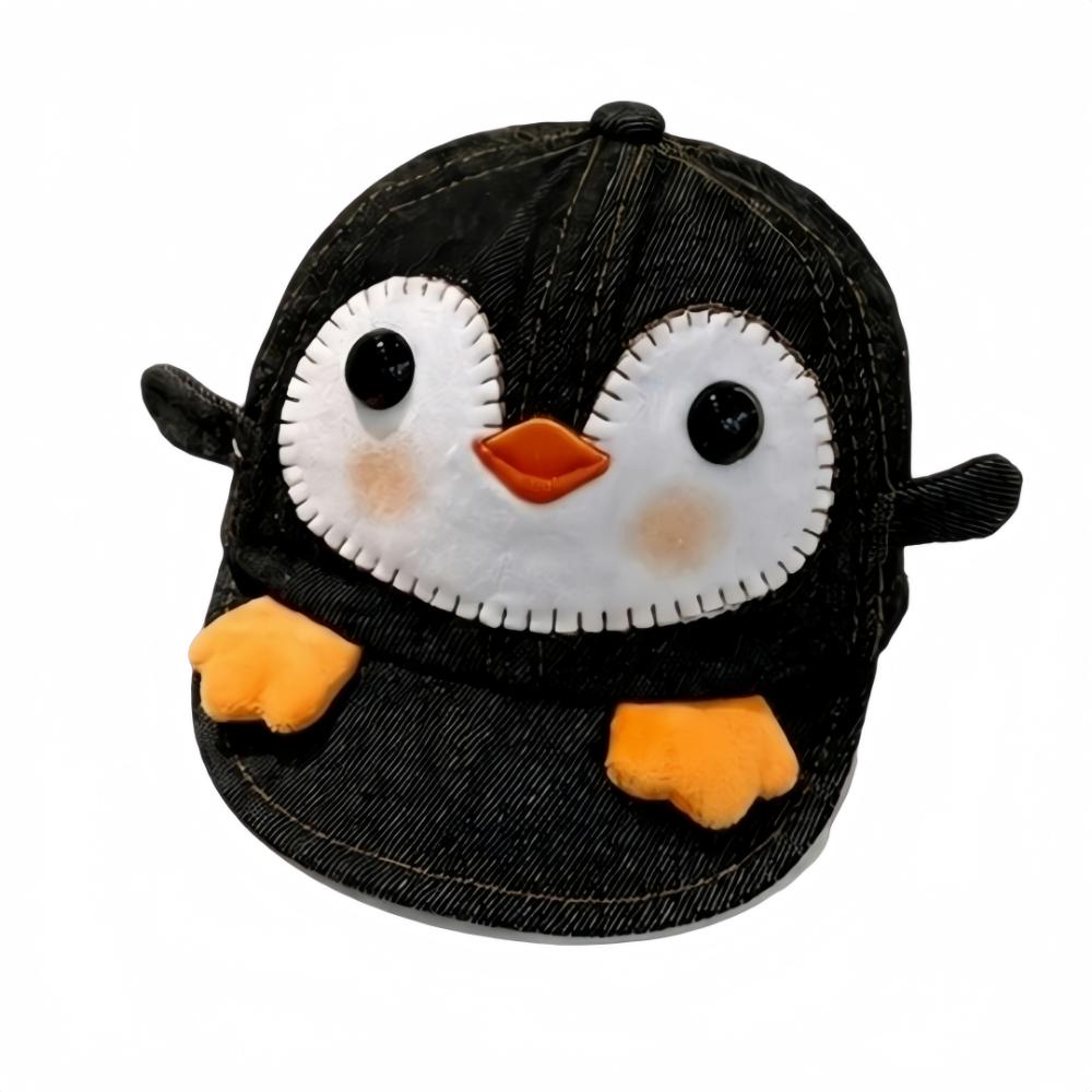 Adjustable Penguin Newborn Baseball Cap Breathable Baby Sun Hat For 6-20 Months