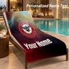 Custom Text Brentford Football Print Beach Towel Large Towel For Home Bathroom Beach