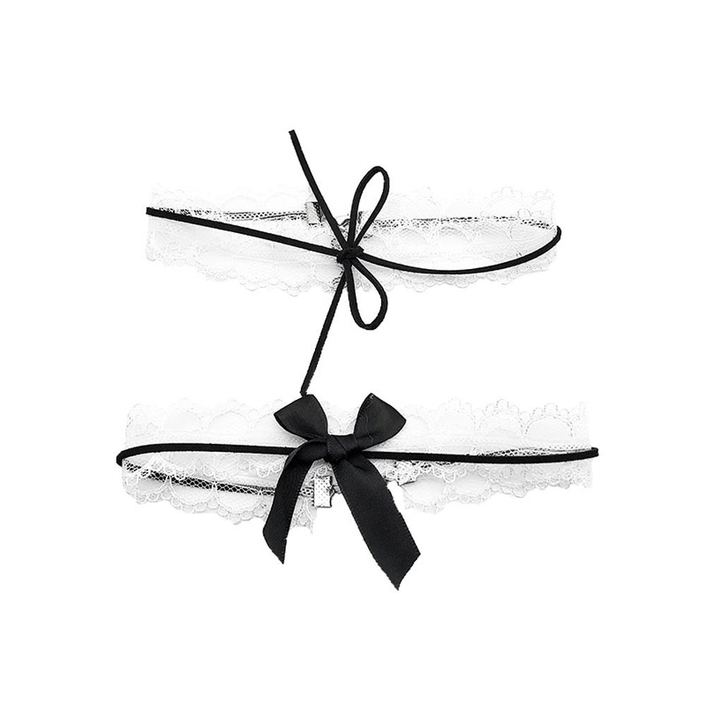 Ювелирные изделия Свадебные женские элегантные милые прозрачные банты кружевное ожерелье ключицы чокер двухслойный