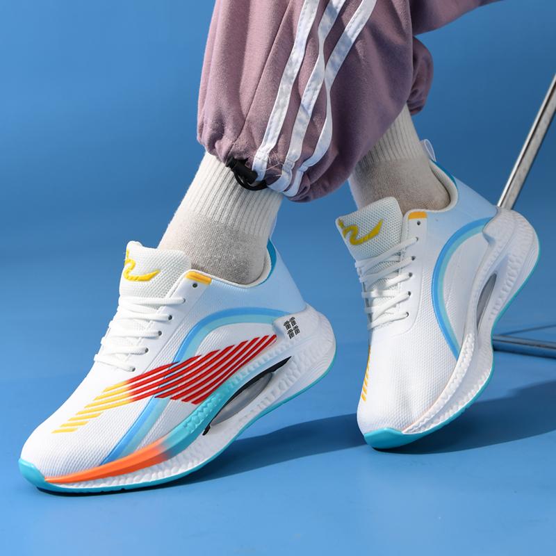 Легкие дышащие кроссовки, сетчатые дышащие резиновые кроссовки на воздушной подушке, кроссовки для пары, уличная обувь 36-45