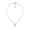Dior CD Logo Resin Necklace Women necklace Rose-Gold N1390PTCPLD67P
