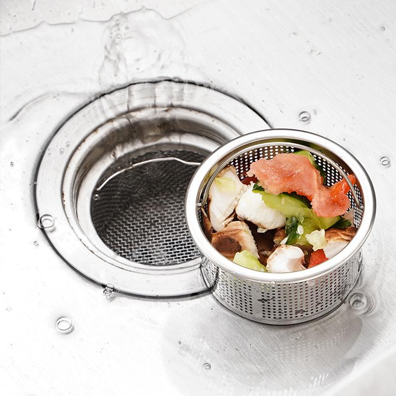 1 шт. Углубленный кухонный слив с ручкой 304 нержавеющая сталь против засоров посудомоечная машина раковина слив в пол канализация фильтр для волос