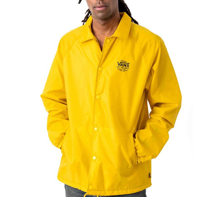 Vans Однобортный свободный пиджак с логотипом, куртка унисекс Saiya-желтый VN0002MUD2P