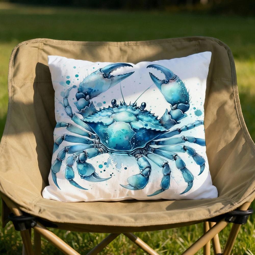 Sea Animal Turtle Coral Cushion Cover Soft Reversible Durable Pillow Cover MultiScene Use for Home Car Daily Comfort