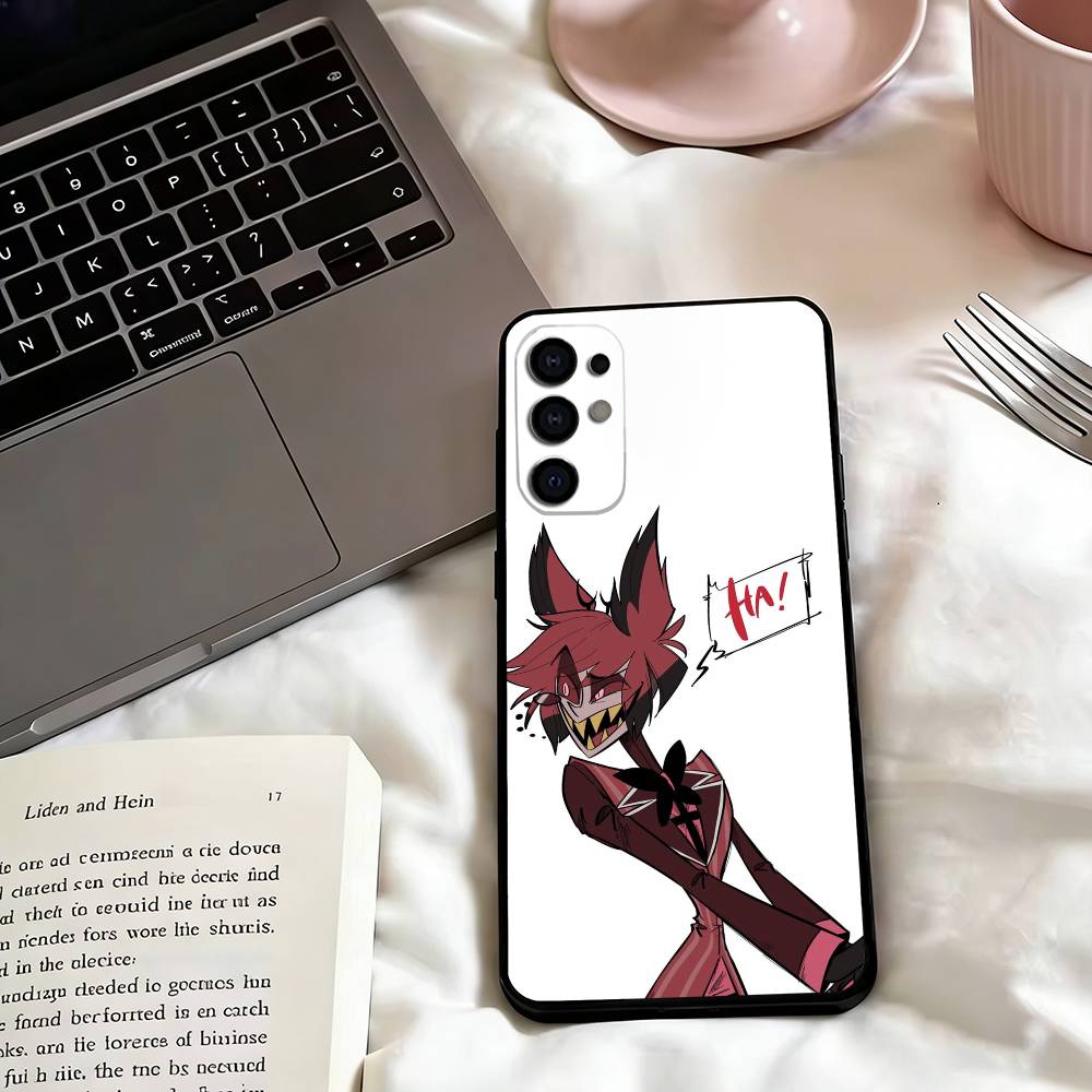 A-Alastor H-Hazbin H-Hotel Чехол для телефона для Samsung S25,S24,S21,S22,S23,S30,Ultra,S20,Plus,Fe,Lite,Note,10,Черный чехол