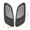 2PCS Carbon Fiber Look Engine Front Bonnet Hood Vent Air Intake Cover Fit for BMW E90 E91 E92 E93 M3 Type 2007-2011 2012 2013