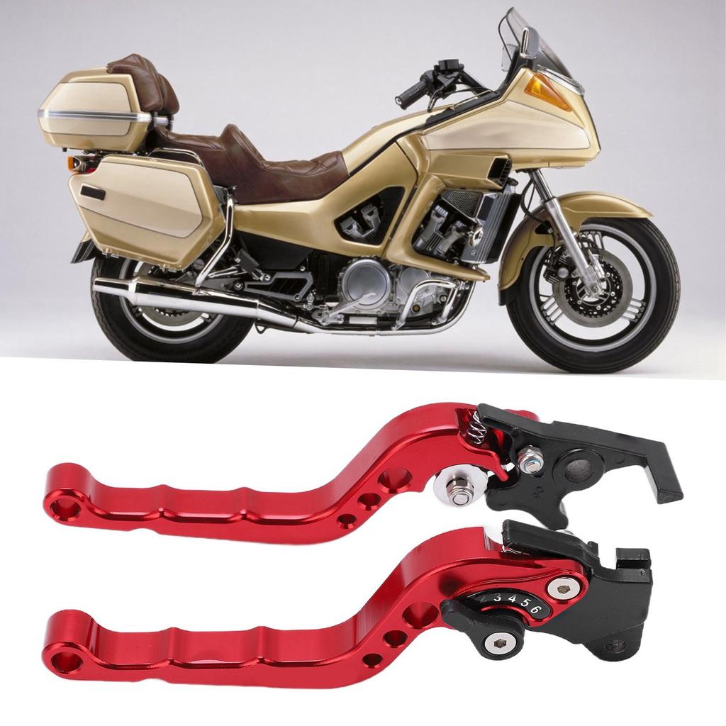 2PCS Motorcycle Brake Lever Handlebar Braking Device Aluminium Alloy