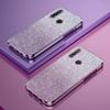 Luxury Shiny Glitter Plating Silicone Case for Huawei Y9 Prime Y7 2019 Coque Camera Lens Soft Back Cover Coque