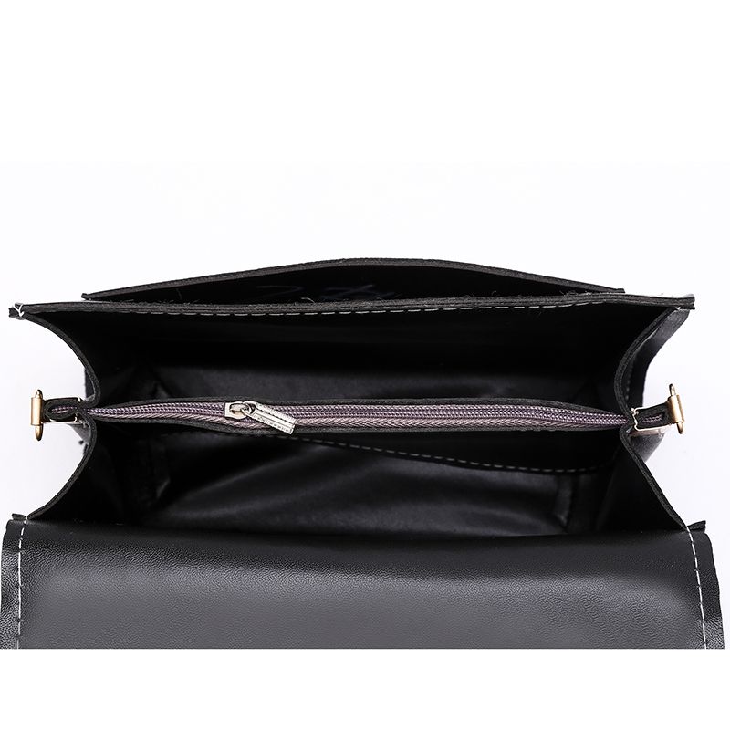Женская сумка через плечо на одно плечо, портативная маленькая квадратная сумка, простая для студентов.