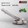 ZX10R Stainless Steel Rotary Mid-Section Exhaust Pipe (2009-2020)