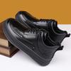 2024 осень и зима новые мужские деловые повседневные кожаные туфли мужские туфли с круглым носком на шнуровке низкие туфли высокие туфли мужские туфли 87115