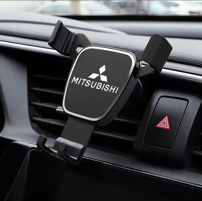 1Pcs Car Phone Holder Gravity Sensing Air Vent Stand Accessories For Mitsubishi L200 ASX Attrage Eclipse Cross Xpander Outlander