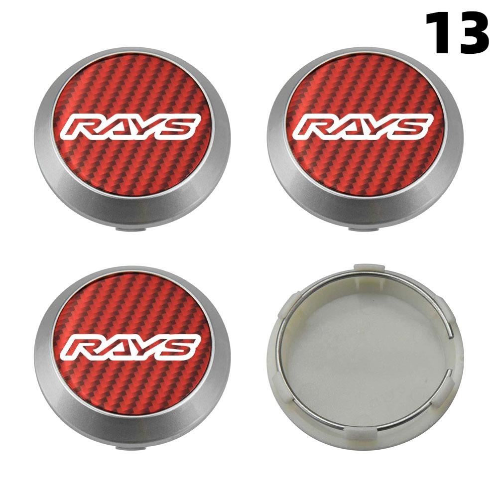 DBS3 4PCS New 64MM OD / 60MM ID Cap For Rims RAYS VOLK VR GRAM Emblem Wheel Center Cap Sport Car Logo Wheel Cover Hub caps
