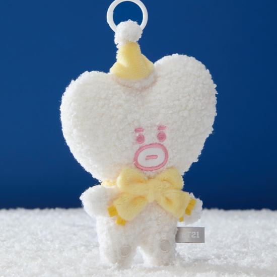 BT21 Брелок для ключей в виде снеговика