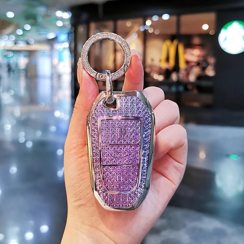 Key Case for Car Car keychain for Peugeot 408 keycase 3008 308s 508l 4008 2008 5008 301 keycover keyshell Keychain Car buckle