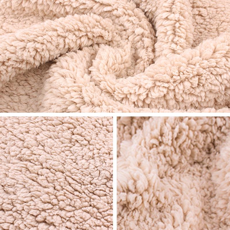 100*160cm Thicken Velvet Coral Fleece Fabric Cotton Lamb Plush Fabric Soft Warm For Diy Doll Dress Blanket Clothes Glove Lining