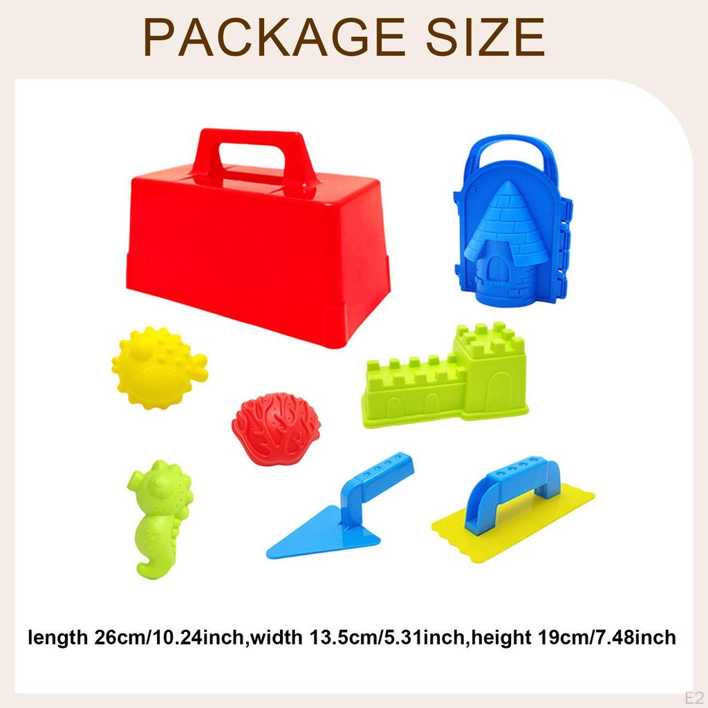 8Pcs Snow Toys Fort Building Tools Birthday Gifts for Boys Girls Snowball Fight Game Beach Sand