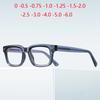 Blue Light Blocking Small Square Prescription Glasses For The Nearsighted TR90 UV400 Shortsighted Eyeglasses 0 -0.5 -0.75 To -6.