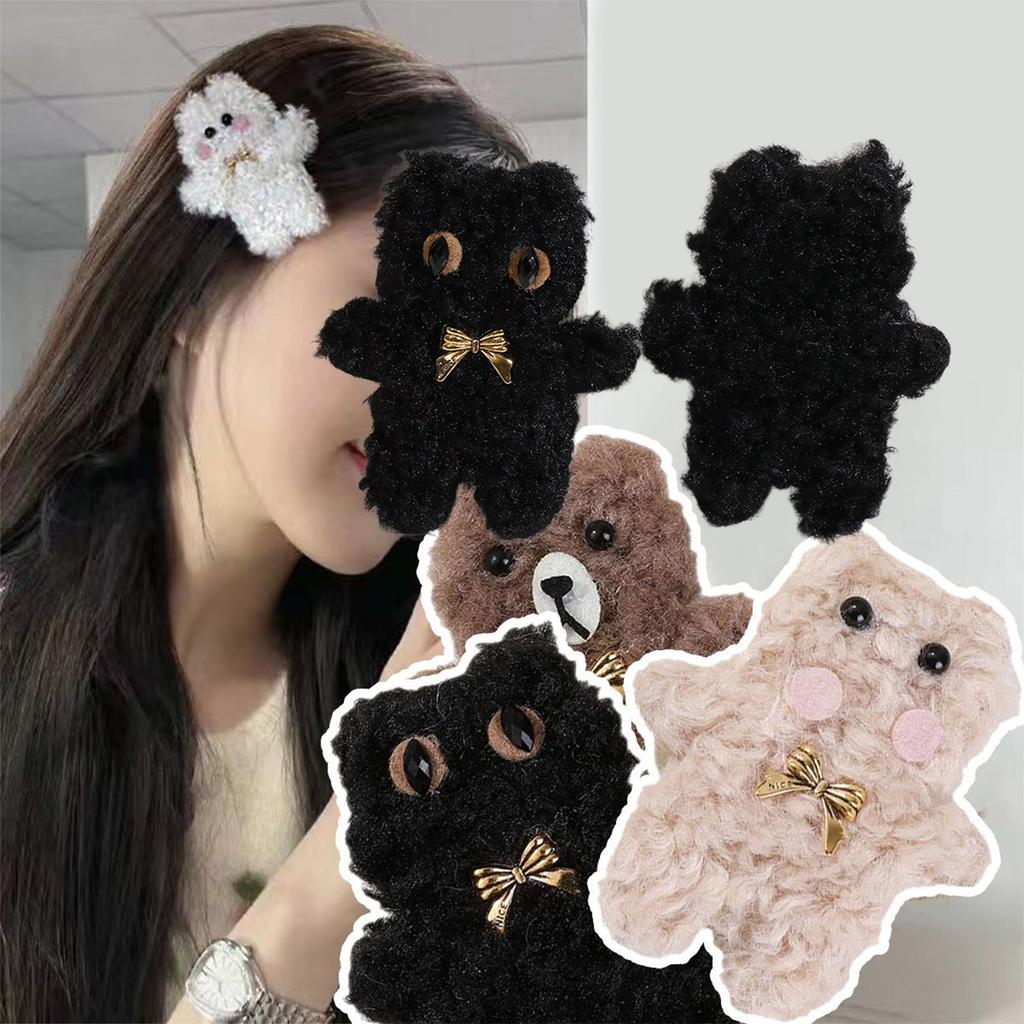 Милая мультяшная брошь-медведь Аксессуары для детской одежды и сумок Универсальный головной убор в виде медведя Украшение для сумки и одежды